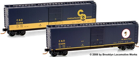 C&O Chessie System - Box, Long - Chessie Cameo Series - Micro-Trains 031 00 076